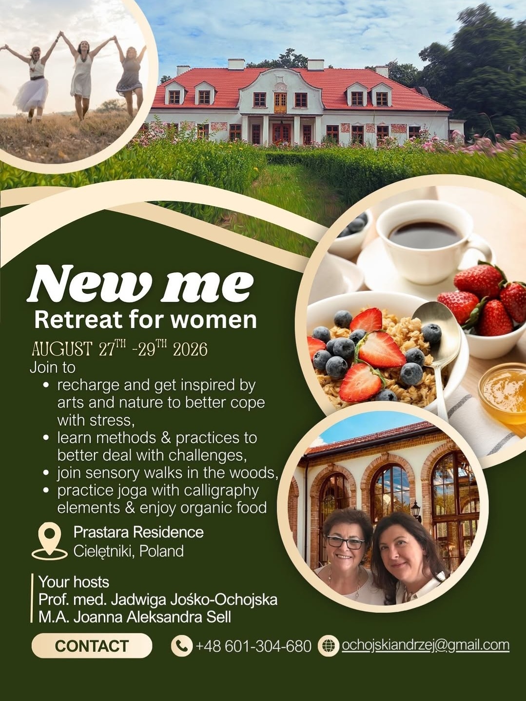 NEW ME - retreat for woman 27-29 sierpnia 2026